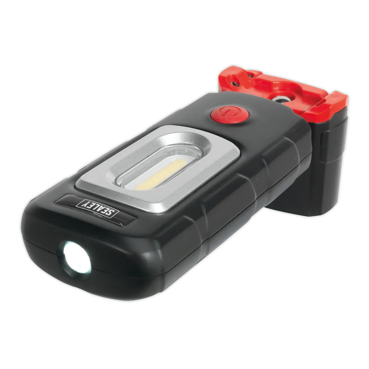 Rechargeable 360¡ Inspection Lamp 3W COB   1W LED Black Lithium-Polymer