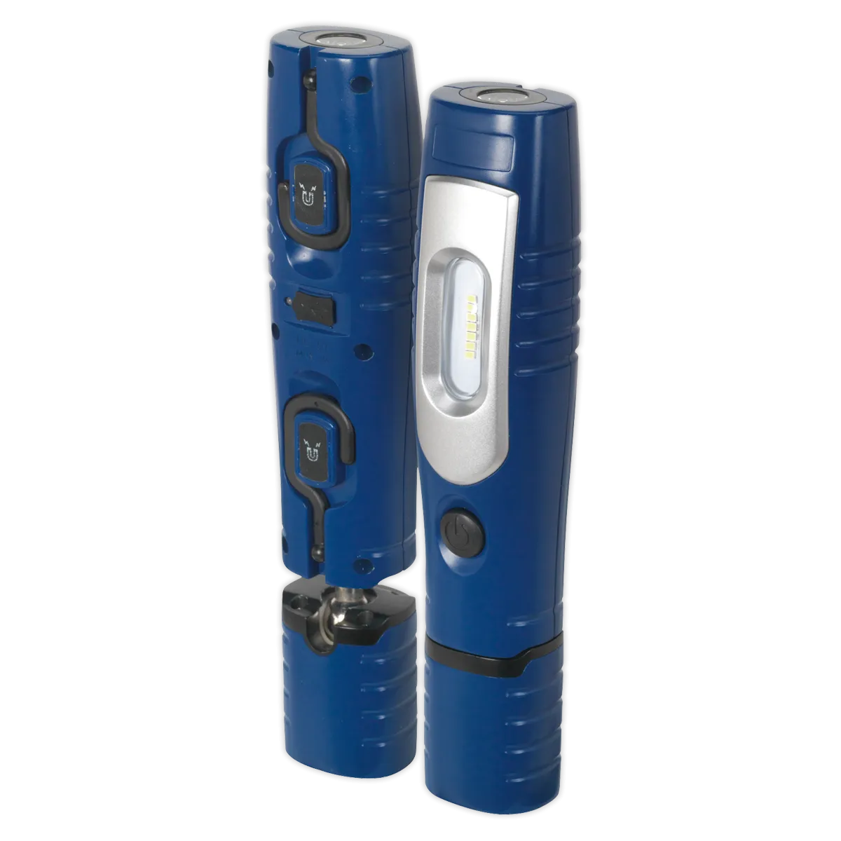 Rechargeable 360¡ Inspection Lamp 7 SMD   3W LED Blue Lithium-ion
