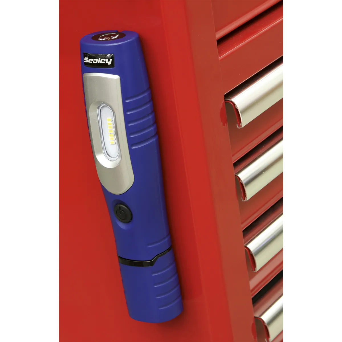 Rechargeable 360¡ Inspection Lamp 7 SMD   3W LED Blue Lithium-ion
