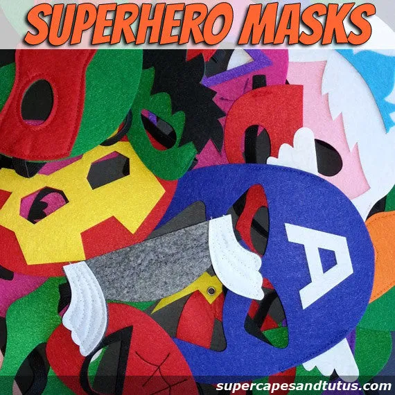 Sale! Party Pack 25 Superhero Masks - Ready to Ship