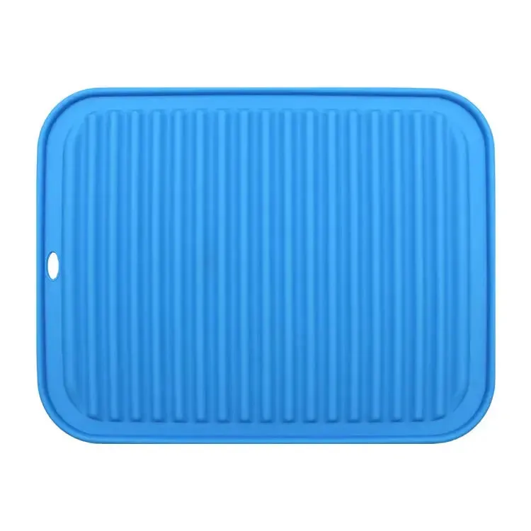 Soft silicone sustainable table mat anti slip heat resistant kitchen pad dish coaster foldable