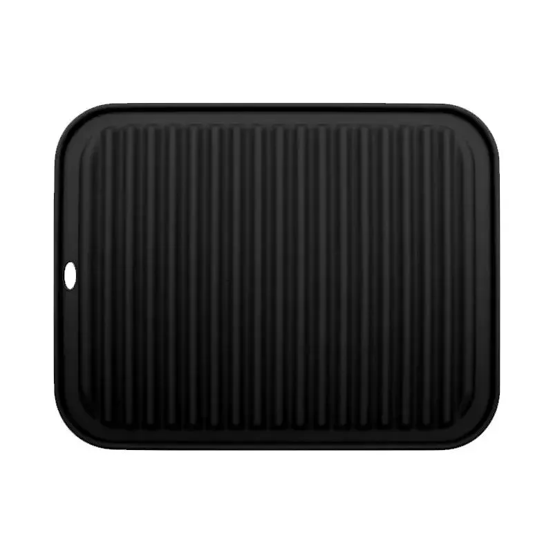 Soft silicone sustainable table mat anti slip heat resistant kitchen pad dish coaster foldable