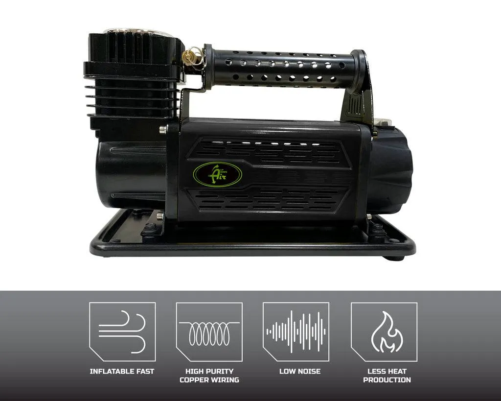 Up Down Air EGOI Portable Air Compressor System 5.6 CFM With Storage Bag, Hose & Attachments - Single Motor | Universal