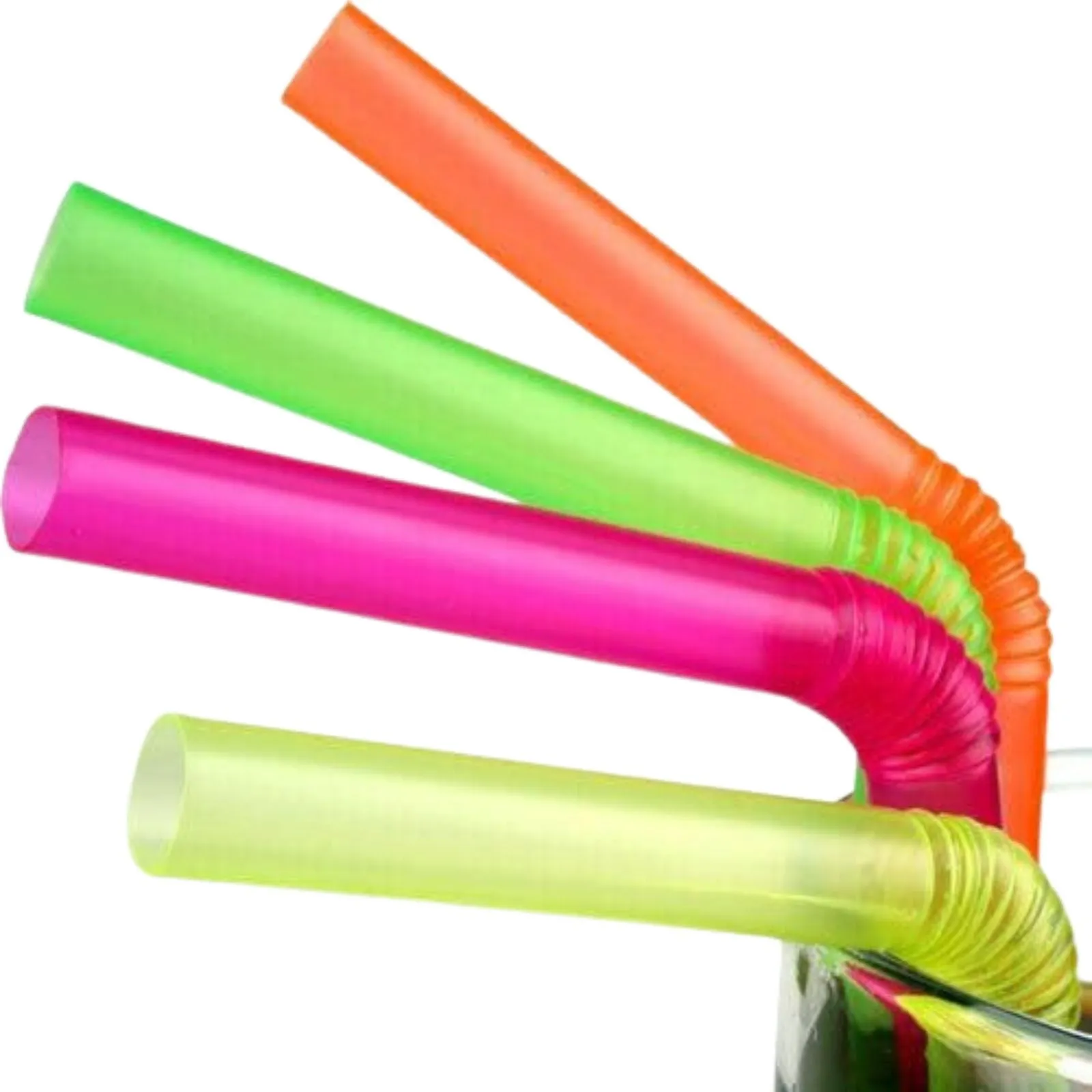 *WHOLESALE* 7.75" Multi-Color  Individually Wrapped Beverage Straws | 4800 ct/case