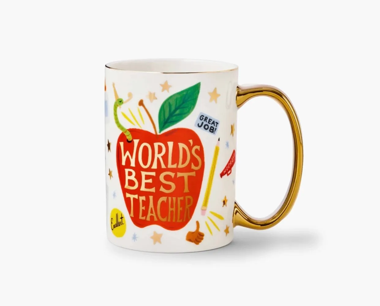 World's Best Teacher Porcelain Mug